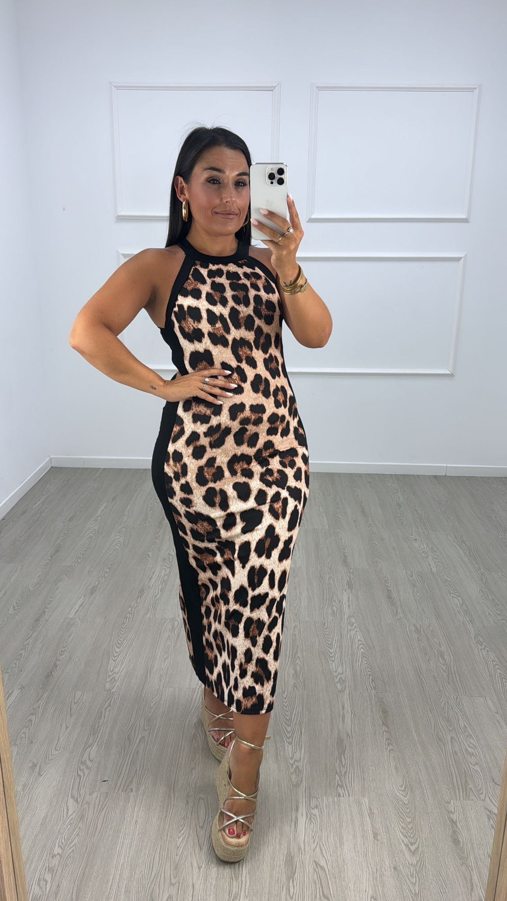 Vestido Monet Leopardo