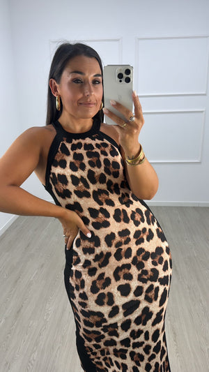 Vestido Monet Leopardo